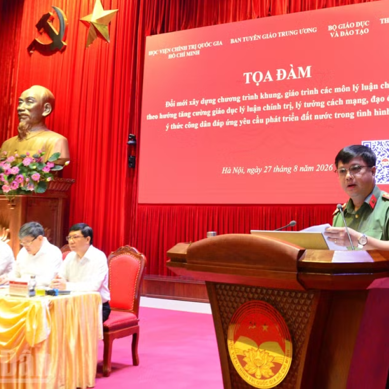 Học viện An ninh nhân dân tham gia Tọa đàm đổi mới giáo dục lý luận chính trị