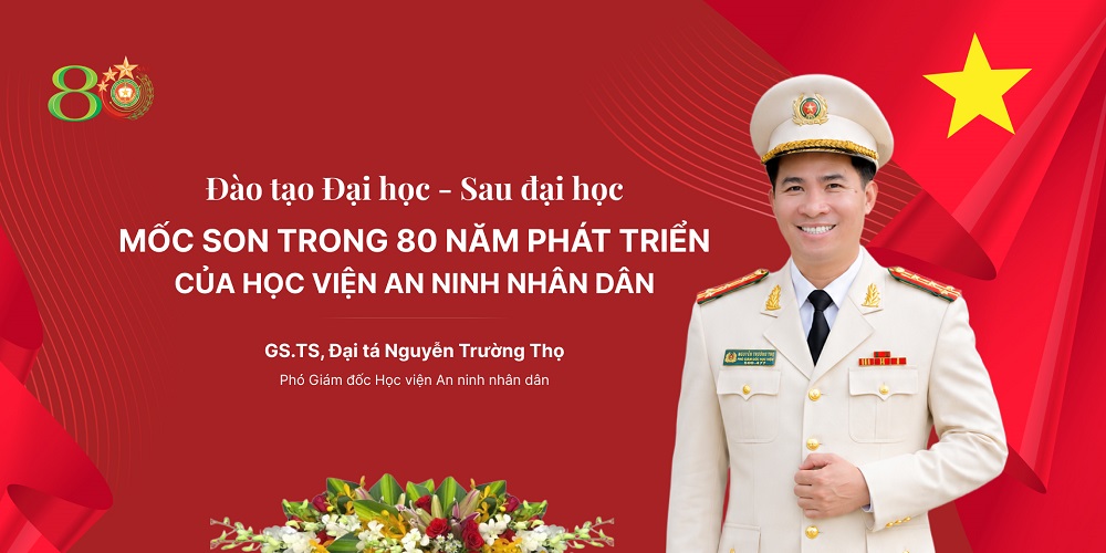 Đào tạo đại học, sau đại học - Mốc son trong 80 năm phát triển của Học viện An ninh nhân dân