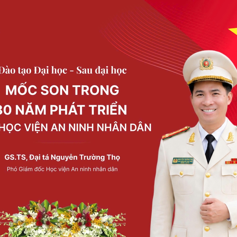 Đào tạo đại học, sau đại học - Mốc son trong 80 năm phát triển của Học viện An ninh nhân dân
