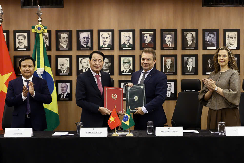 Mở rộng cơ sở pháp lý hợp tác phòng, chống tội phạm giữa Việt Nam và Brazil