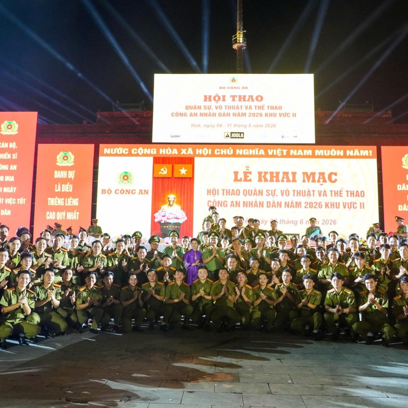 Hoàn thành xuất sắc nhiệm vụ tổ chức huấn luyện Đoàn lưu học viên Lào tham gia biểu diễn võ thuật tại Lễ khai mạc Hội thao quân sự, võ thuật và thể thao CAND năm 2026