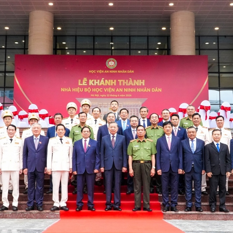 Học viện An ninh nhân dân tổ chức Lễ khánh thành Nhà hiệu bộ