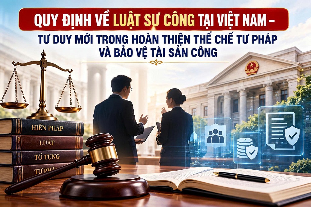 Quy định về luật sư công tại Việt Nam - tư duy mới trong hoàn thiện thể chế tư pháp và bảo vệ tài sản công