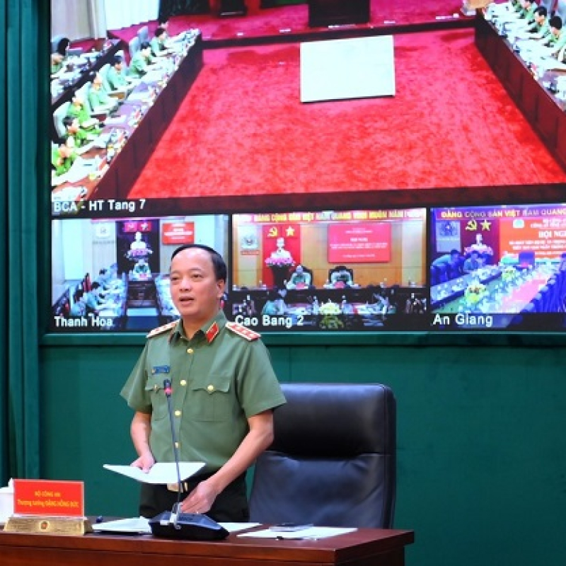 Thứ trưởng Bộ Công an Đặng Hồng Đức chủ trì Hội nghị rà soát các dự án trọng điểm và thúc đẩy giải ngân năm 2026