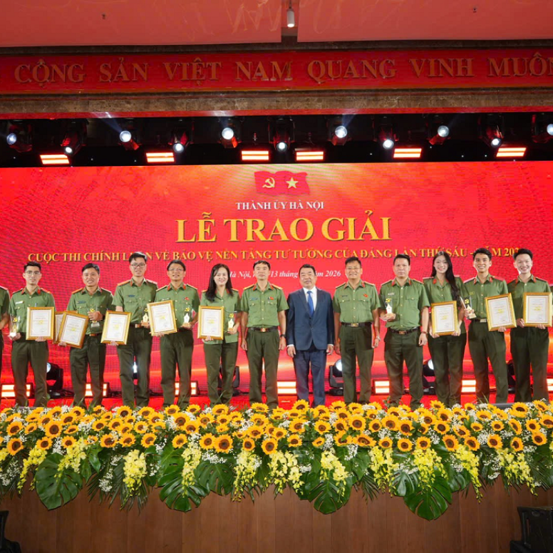 Học viện An ninh nhân dân đạt thành tích cao tại Cuộc thi chính luận bảo vệ nền tảng tư tưởng của Đảng