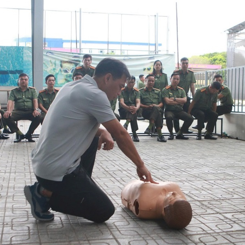 Học viện An ninh nhân dân tổ chức tập huấn bơi cứu hộ, cứu nạn năm 2026