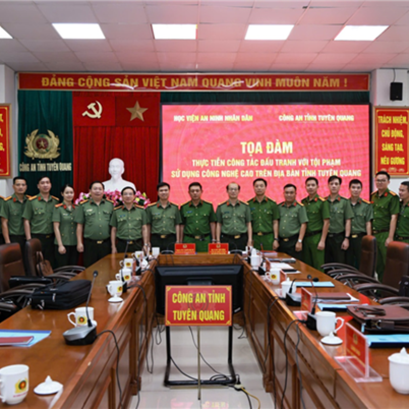 Học viện An ninh nhân dân tổ chức tọa đàm khoa học tại Công an tỉnh Tuyên Quang