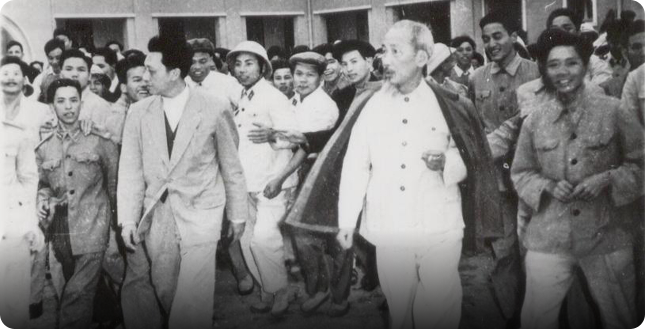 On 16/5/1959, President Ho Chi Minh visited and spoke to trainees of Rectification Class II ( Armed People’s Public Security) organized by Public Security Ministry at the Central Public Security School.